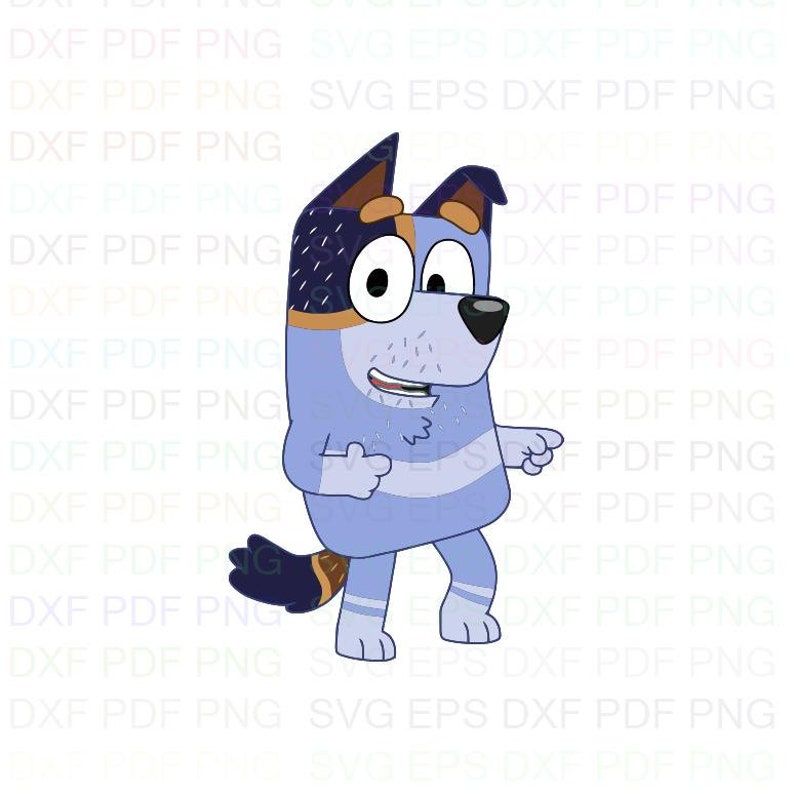 Download Uncle Stripe Bluey Friends Svg Dxf Eps Pdf Png Cricut Etsy