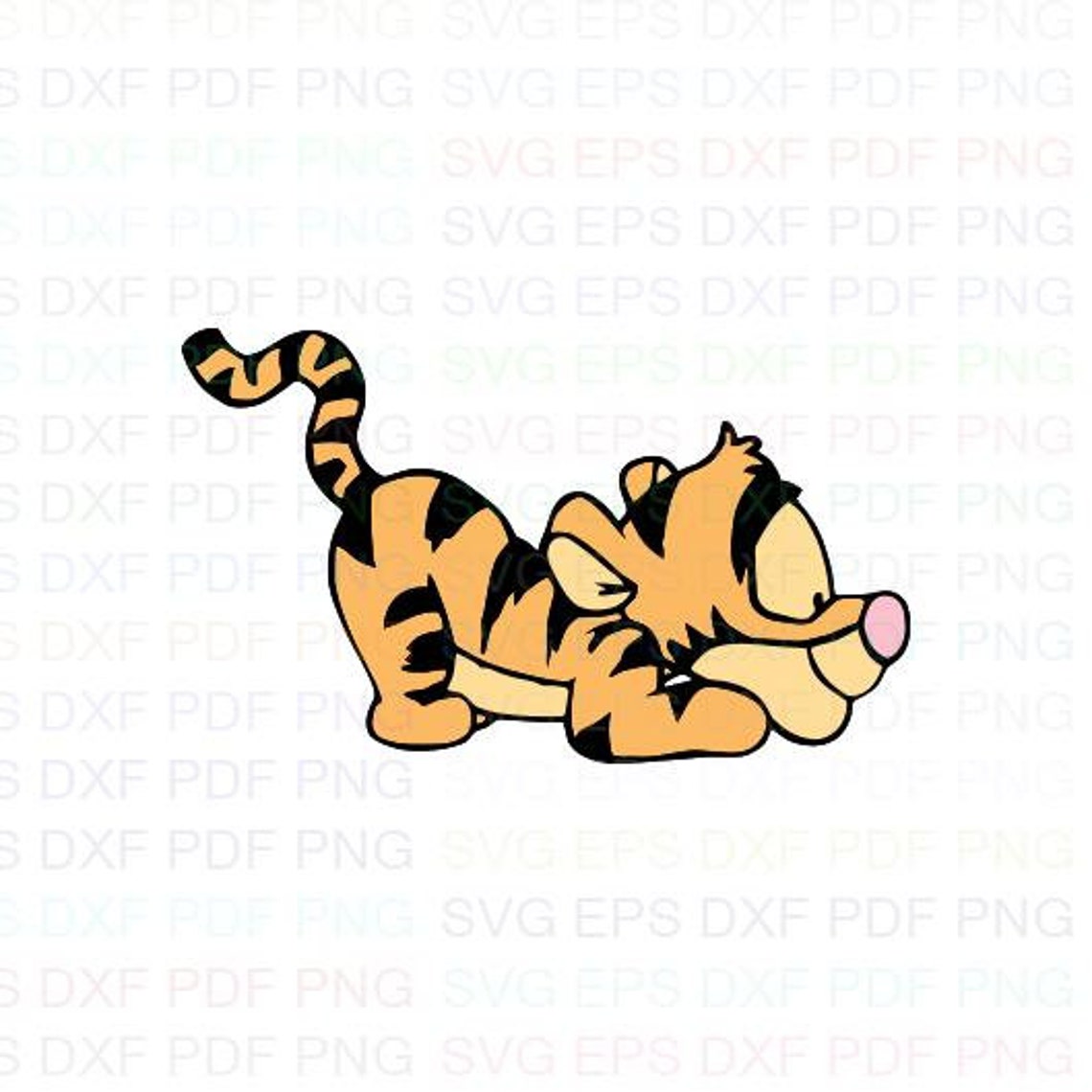 Download Baby Tigger 2 Winnie The Pooh Svg Dxf Eps Pdf Png Cricut | Etsy