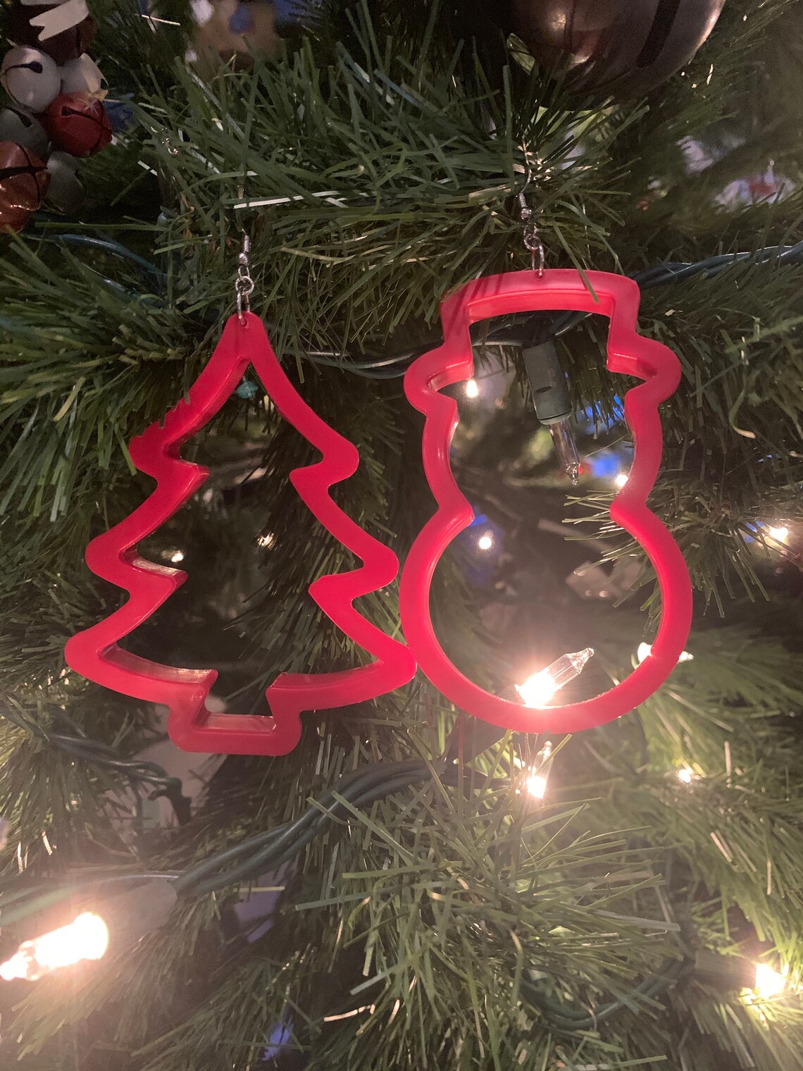Christmas Cookie Cutter Earrings | Etsy