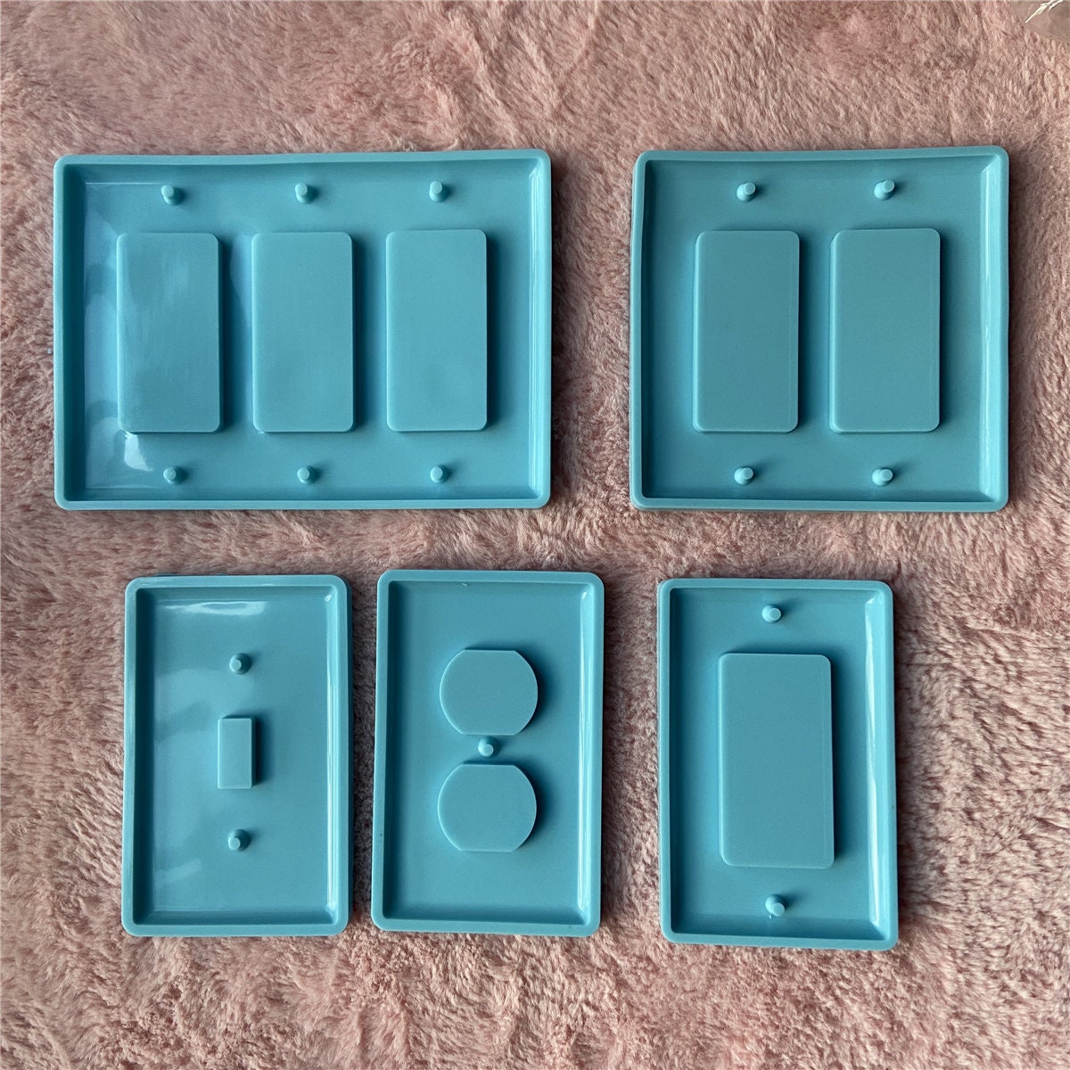 Shiny Electric Light Switch Cover Mold for Epoxy Outlet Cover Etsy