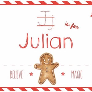 My Little Gingerbread Placemat