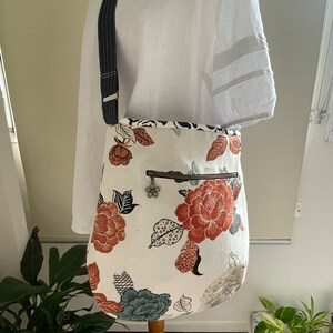 Floral Cotton Print Crossbody / Shoulder Bag