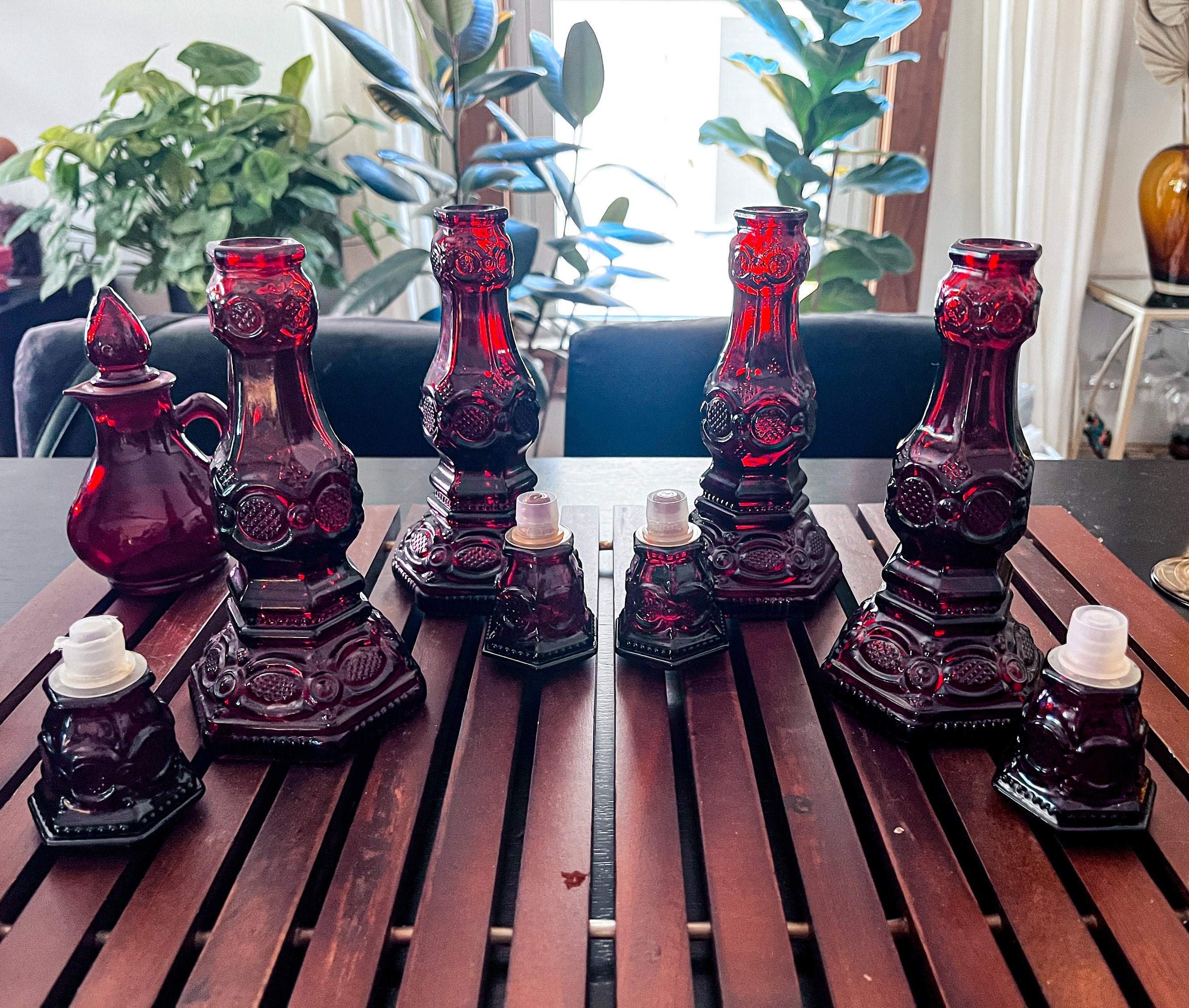 Avon 1876 Cape Cod Candlesticks Etsy