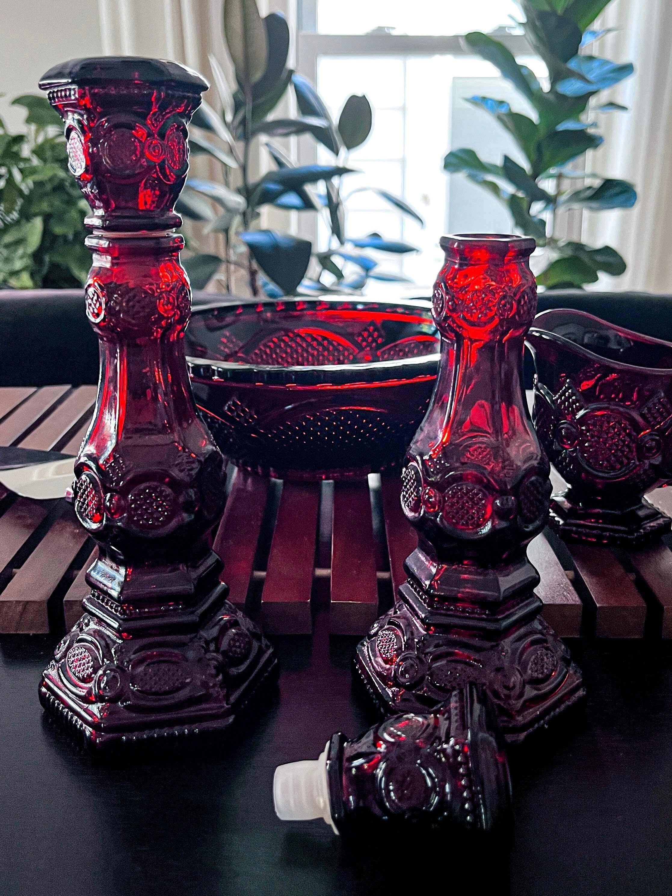 Avon 1876 Cape Cod Candlesticks Etsy