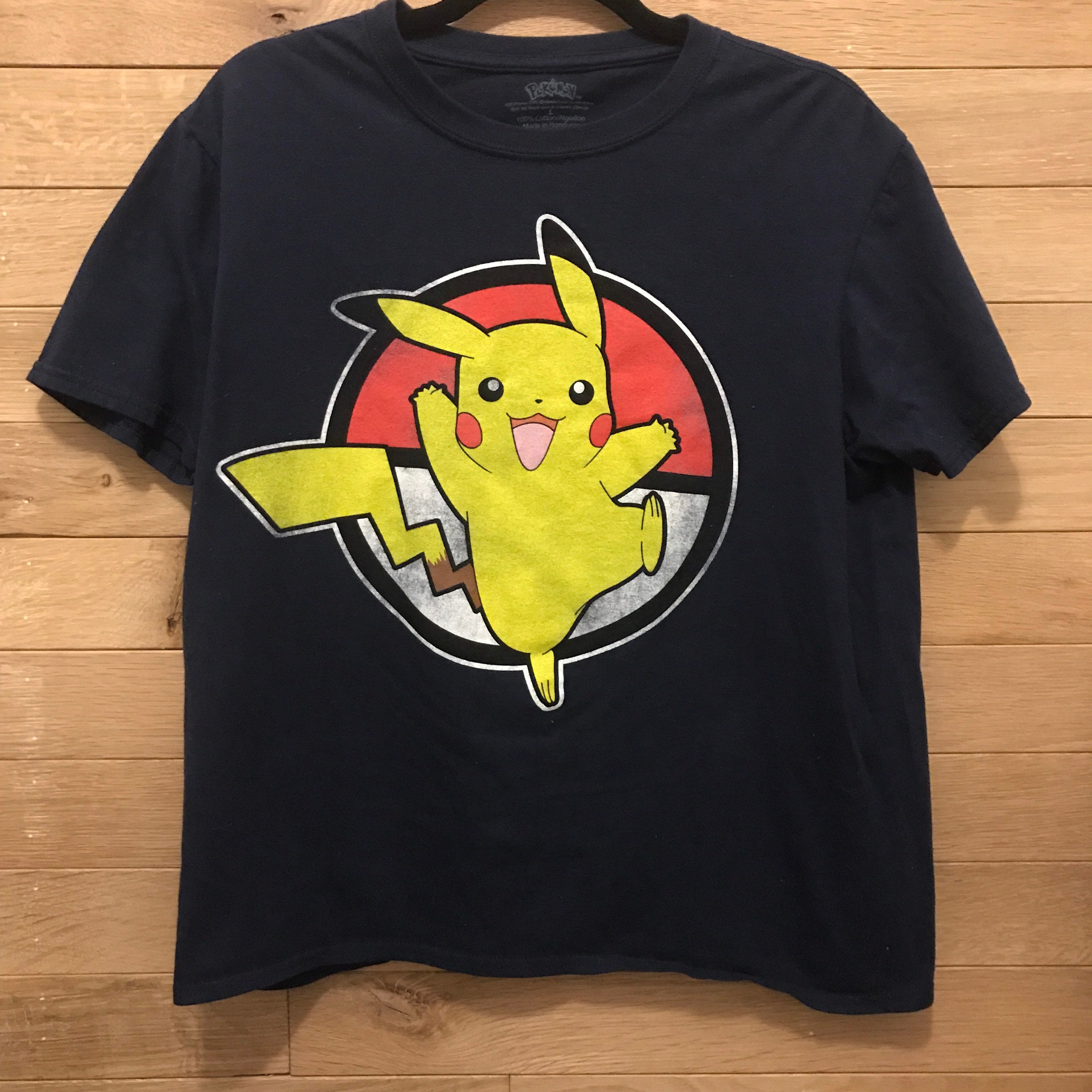 Pikachu Pokemon Authentic Graphic Tee | Etsy