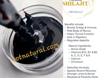 Resina de Shilajit 100% pura del Himalaya, probada en laboratorio estadounidense, procedente de las montañas Altai - Precio de lanzamiento