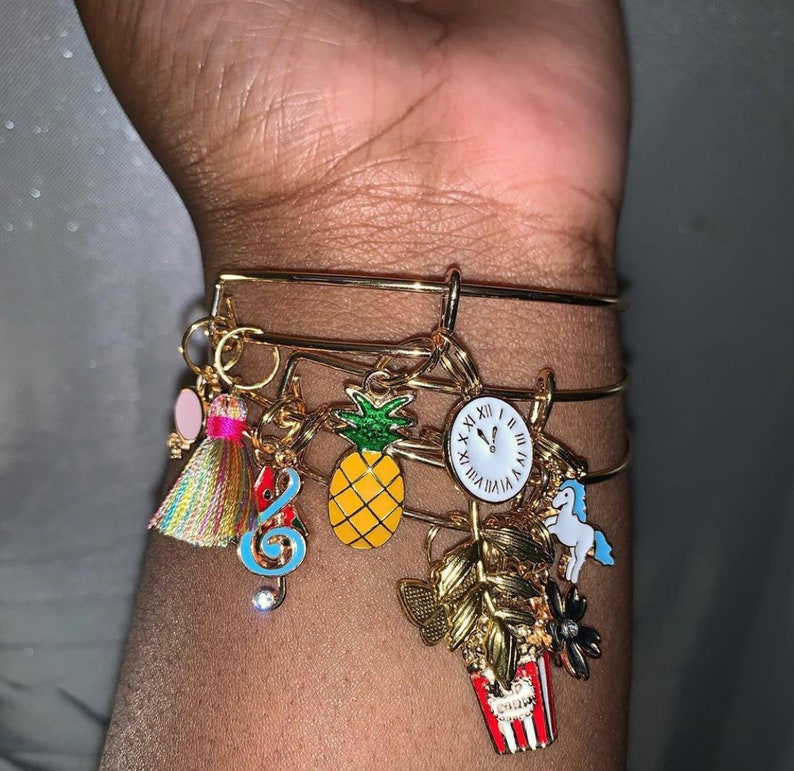 DIY charm bracelet / bangles vendors list Etsy
