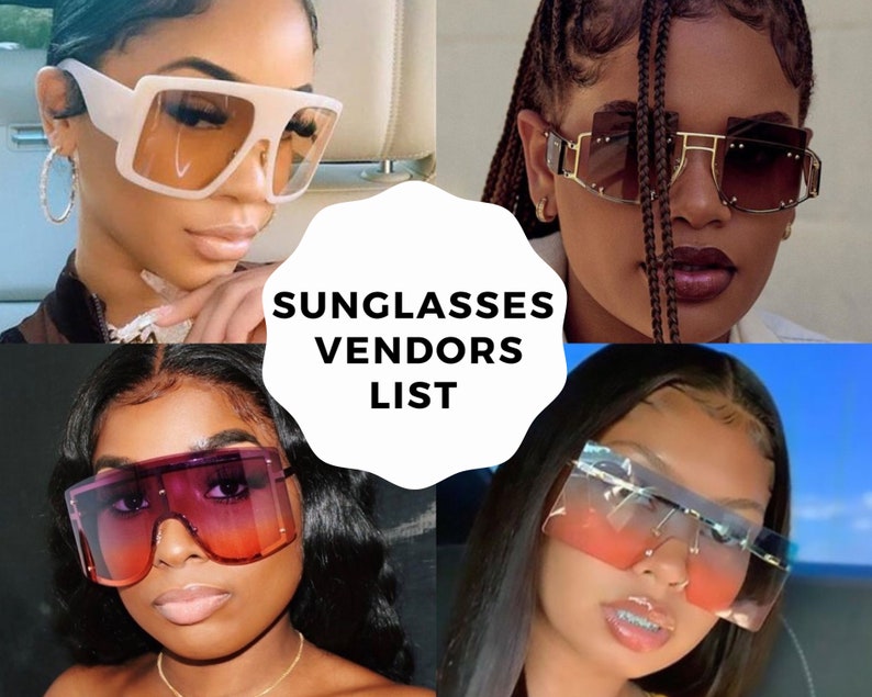 Sunglasses wholesale vendors list Etsy