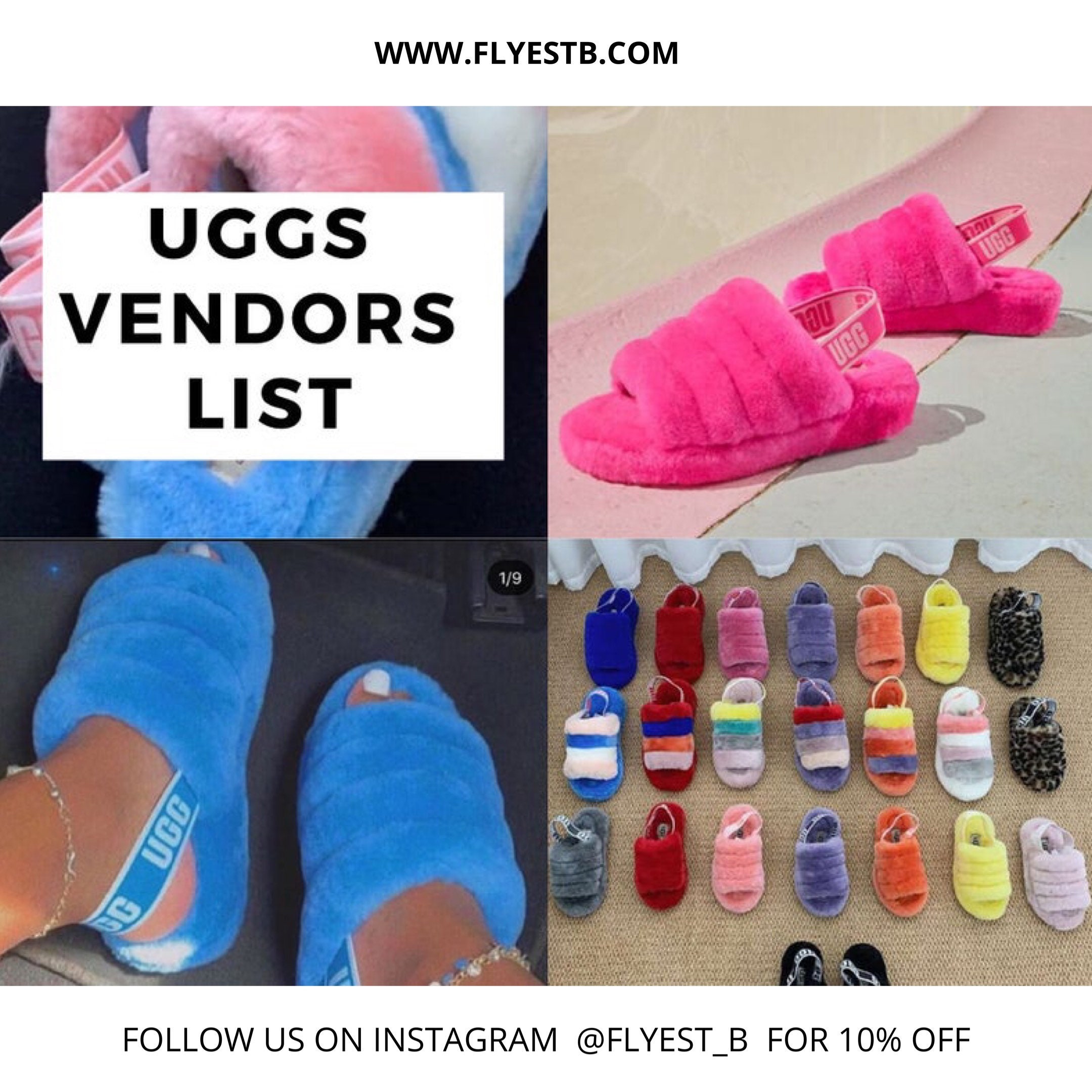 UGGS slides wholesale vendors list Etsy