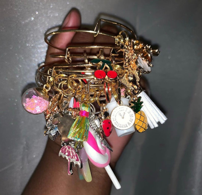 DIY charm bracelet / bangles vendors list Etsy