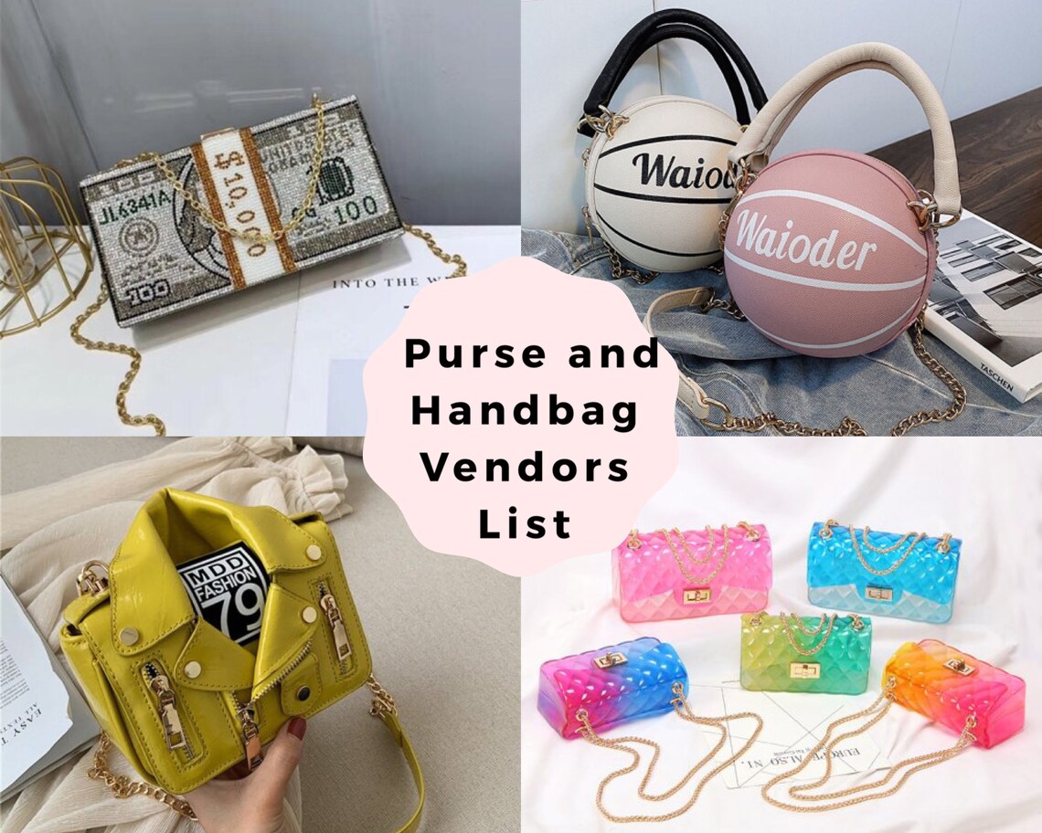 Purse and handbag wholesale vendors list Etsy