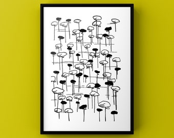 Poster / Print /The Pins/ Illustration