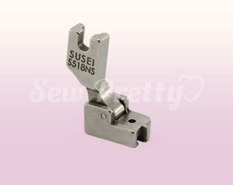 S518NS Invisible Zipper Foot Narrow Short for Industrial High Shank Sewing Machine