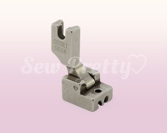 S518 Invisible Zipper Foot Hinged for Industrial High Shank Sewing Machine