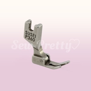 P360 Left Narrow Presser Foot Two Toed for Industrial High Shank Sewing Machine
