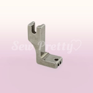 S518S Invisible Zipper Foot Short for Industrial High Shank Sewing Machine