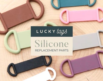 Silicone Tag Replacement Part - Silent ID Tag for Dogs, Silent Pet Tag for Cats