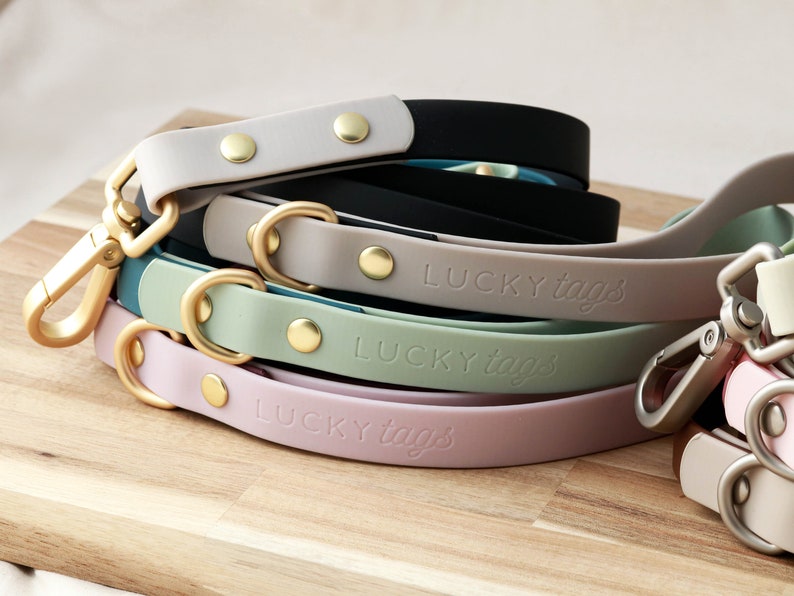 Waterproof Leash • Leather Alternative • Stink Proof • Dirt Resistant ...