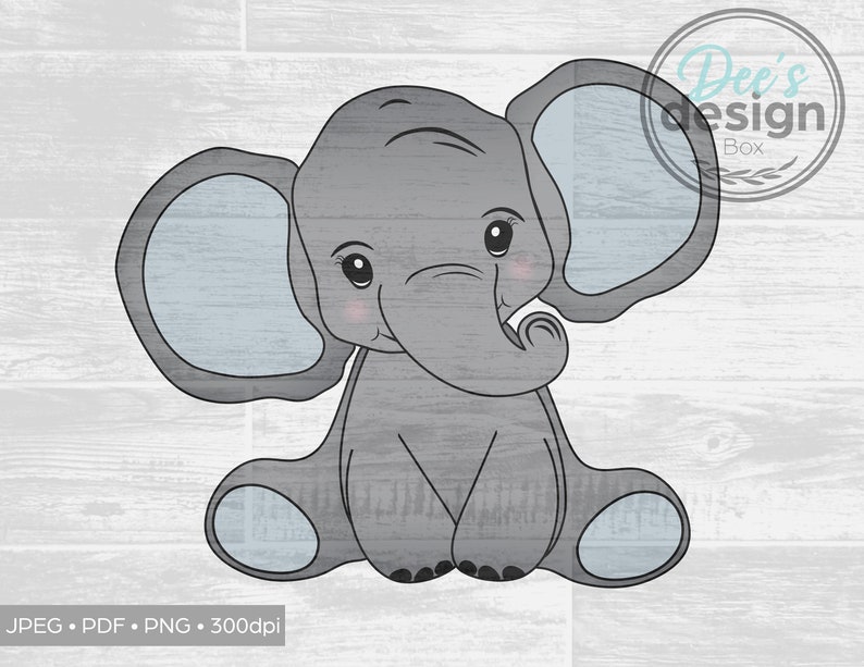 Download Pet Supplies Urns Memorials Baby Elephant Svg Clipart