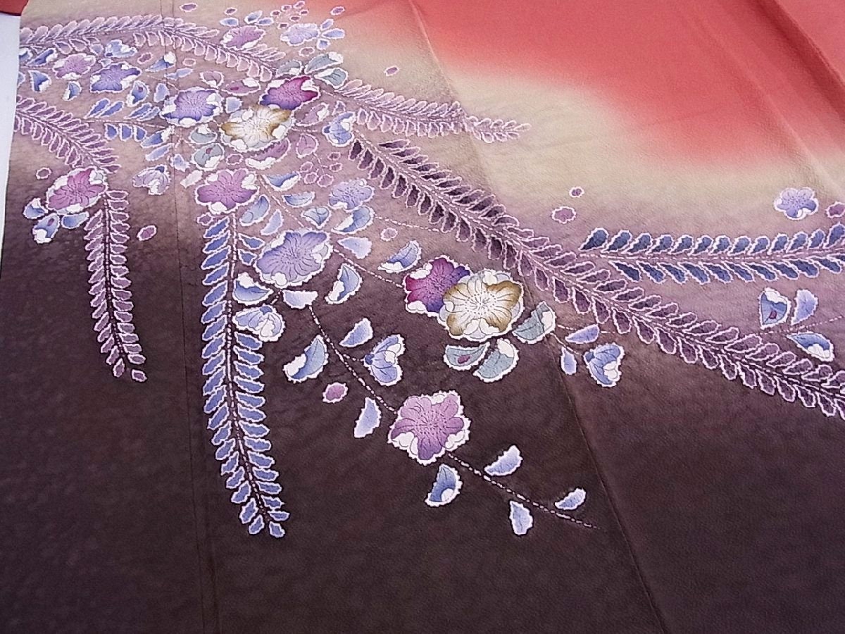 HO004, Vintage Homongi Kimono, Japanese Formal Kimono