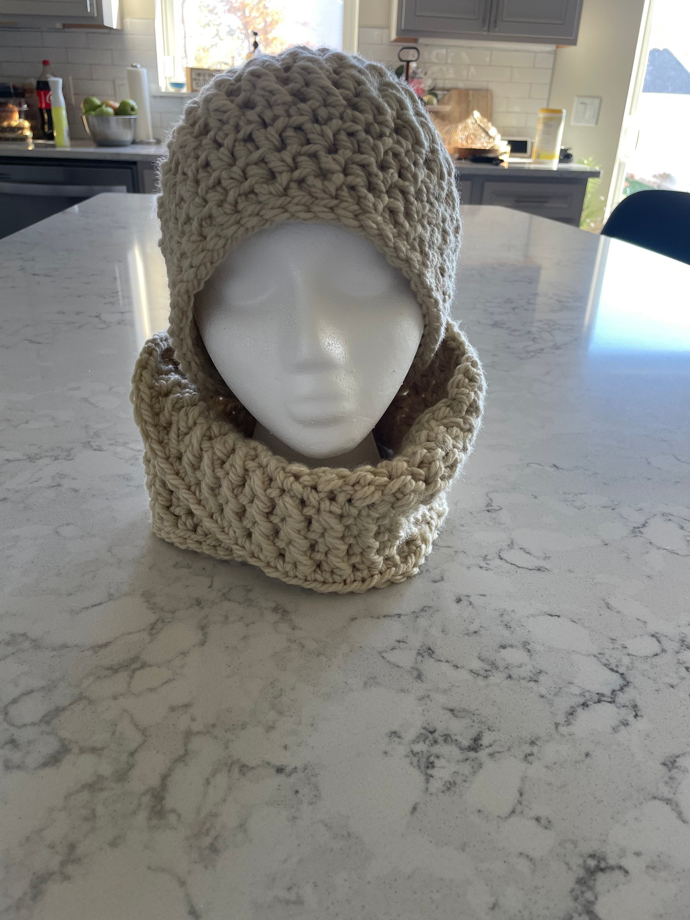 Louis Vuitton Hat and Scarf Set - Etsy