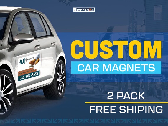 Custom Printed Car Door Magnets
