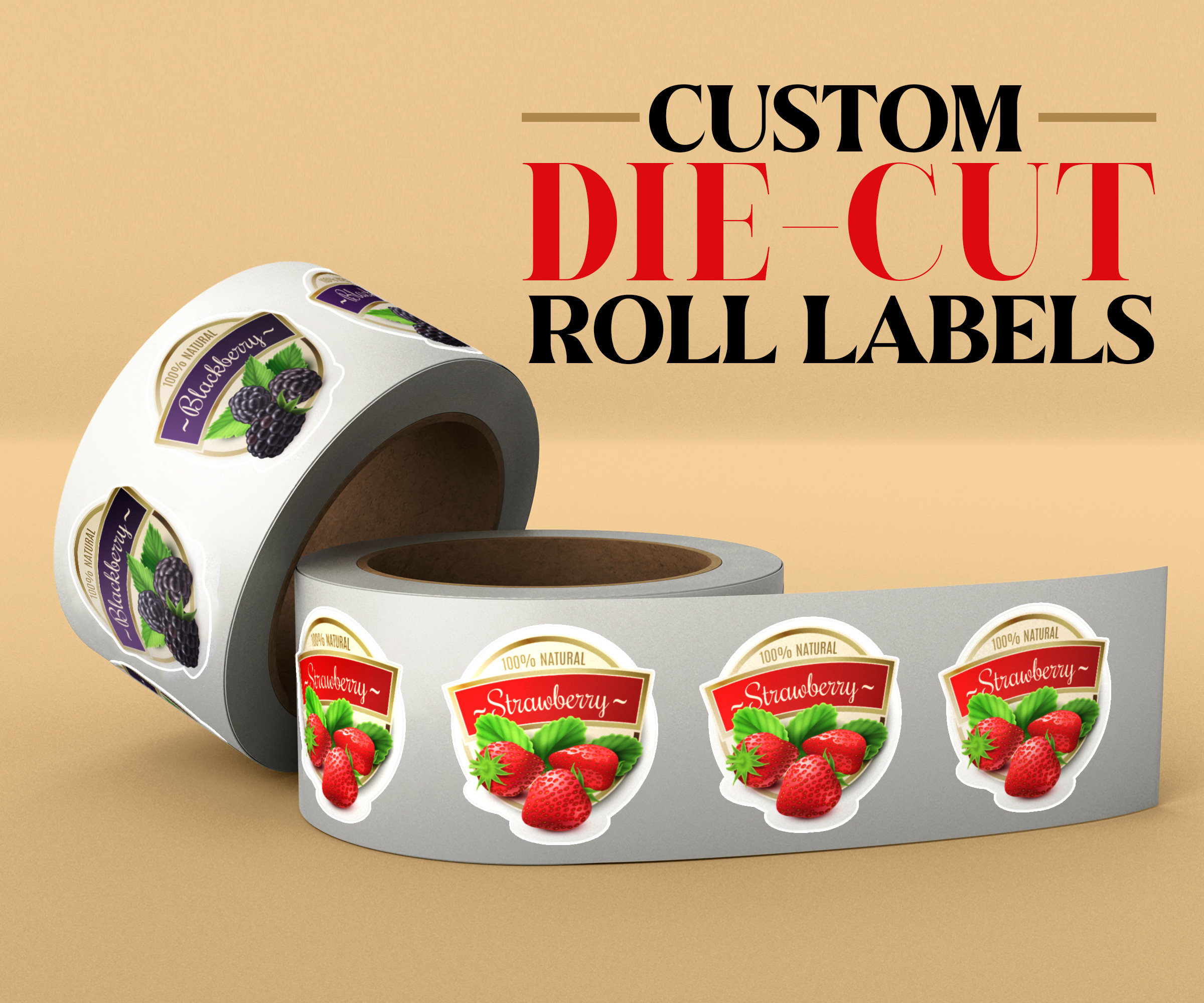 Custom Printed Roll Labels