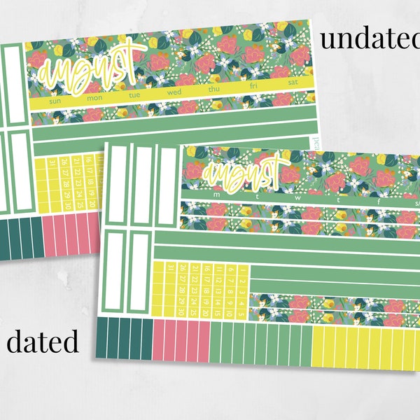 Stickers for Laurel Denise Undated Horizontal Planner - Etsy