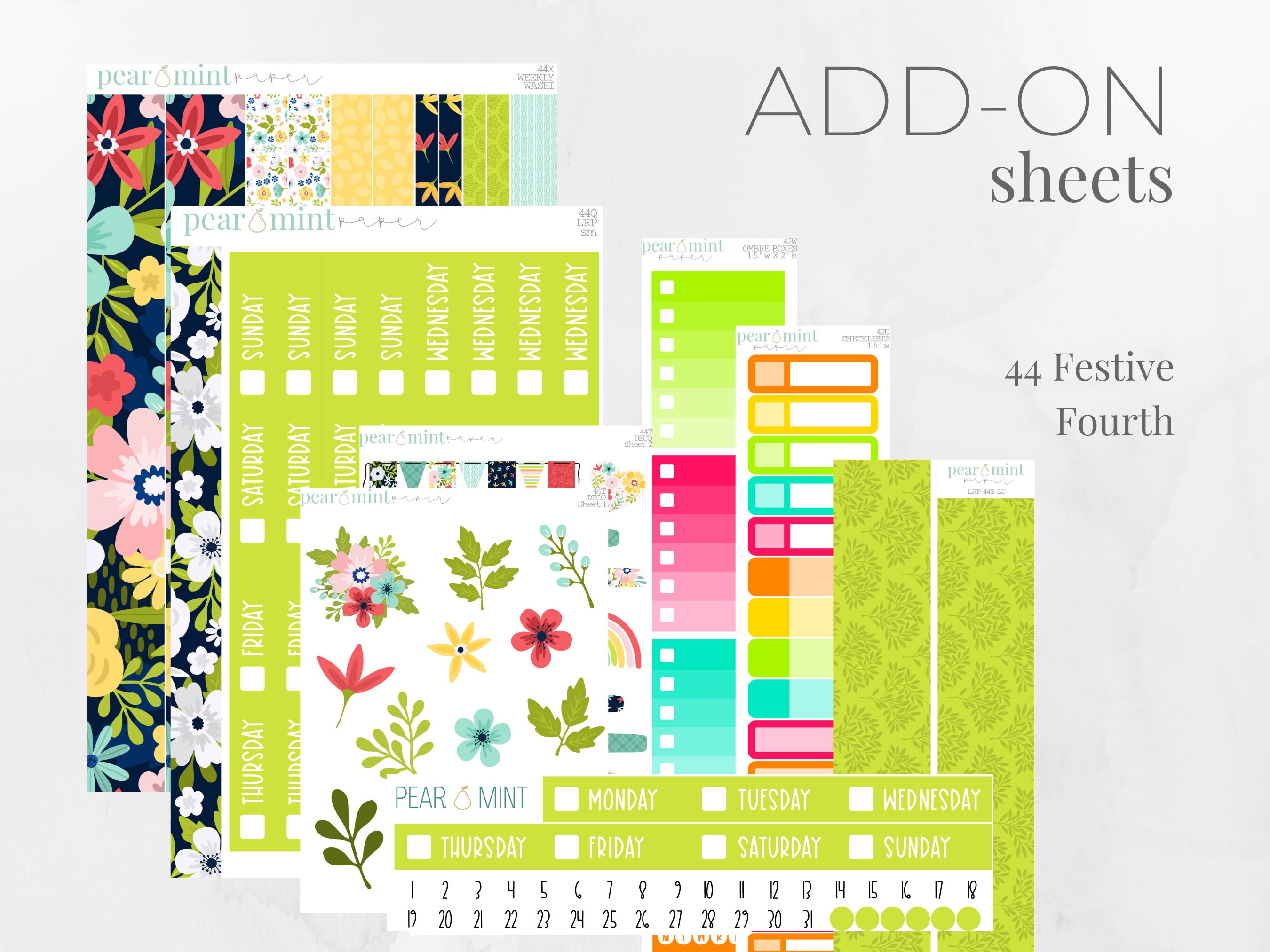 KIT44 MakseLife, ECLP, Live Rich Planner | Planner Stickers | August …