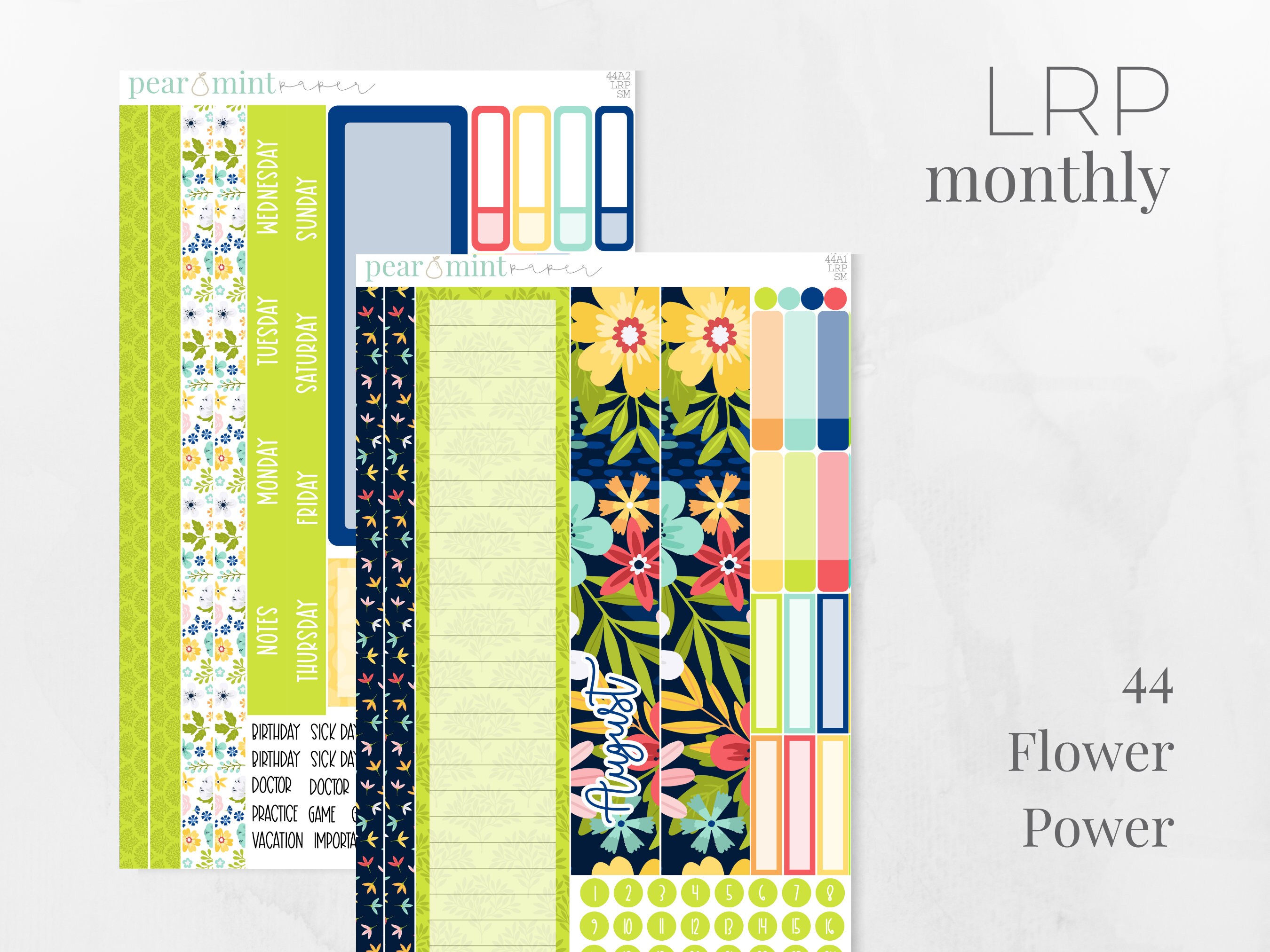 KIT44 | Live Rich Planner The Budget Mom | Monthly Kit Planner Sticke…