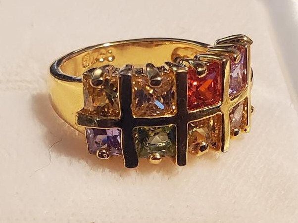 EDCO MULTISTONE RING - Etsy