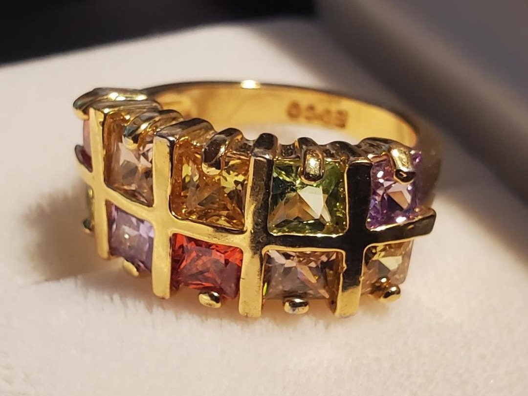 EDCO MULTISTONE RING - Etsy