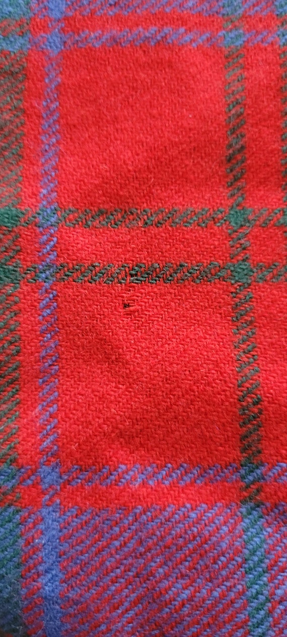 Vintage Scottish Wool Woman's Tartan Hostess Kilt - image 5