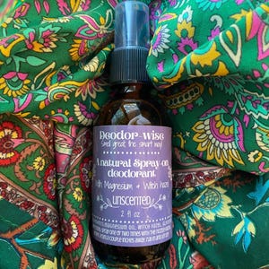 Natural Spray-on Antiperspirant