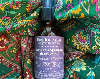 Natuurlijke spray-on anti-transpirant