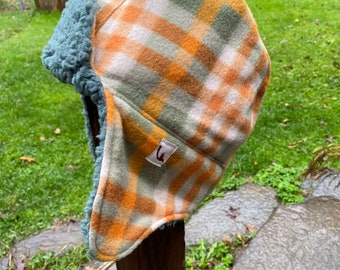 Handmade trapper hat