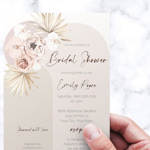 Arch BLUSH NEUTRAL First Birthday BOHO orchid tropical 2021 Bridal Shower Baby Shower