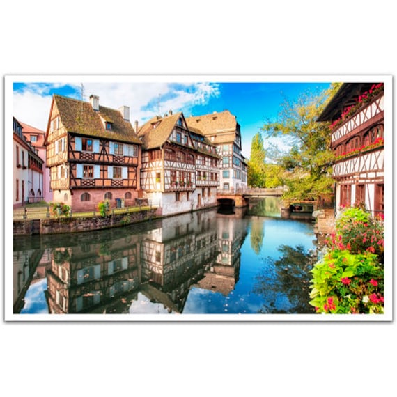 4000 Piece Plastic Jigsaw Puzzle for Adults: Strasbourg, Petite France  premium Quality, Water Resistant, Durable, Recyclable 