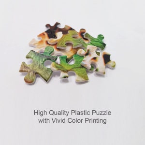 1000 Piece Plastic Jigsaw Puzzle, Gift for Adults: Cafe Life Premium Plastic, High Quality, Water Resistant, Durable, Recyclable image 2