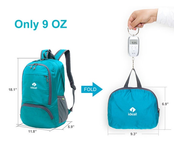 Foldable Backpack Lightweight Water Resistant Travel Bag | Etsy