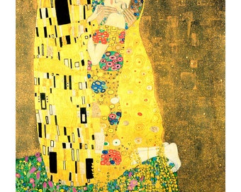 500 Piece Plastic Jigsaw Puzzle for Adults: The Kiss - Klimt (Premium Quality, Water Resistant, Durable, Recyclable)