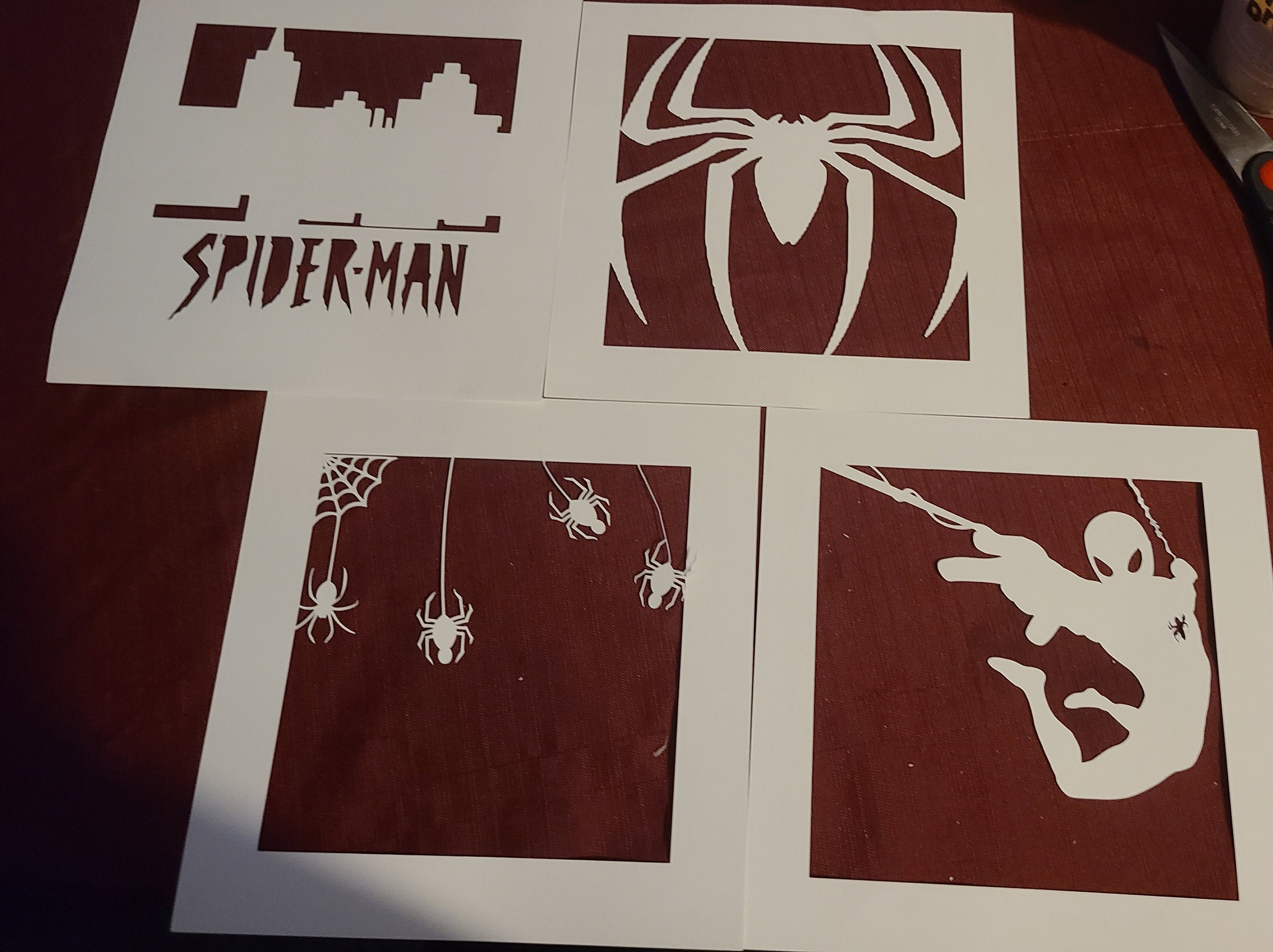 Spiderman Shadow Box Svg File - Etsy Ireland
