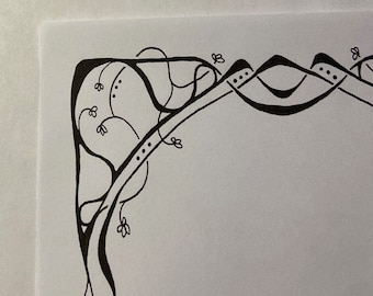 Digital download | Art Nouveau stationery arch