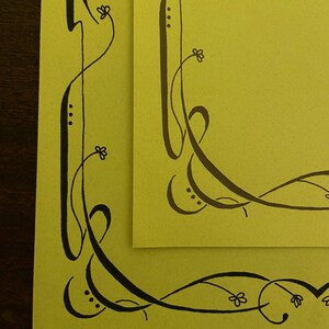 Art Nouveau arch writing paper | Letter-sized stationery set with envelopes bild 4