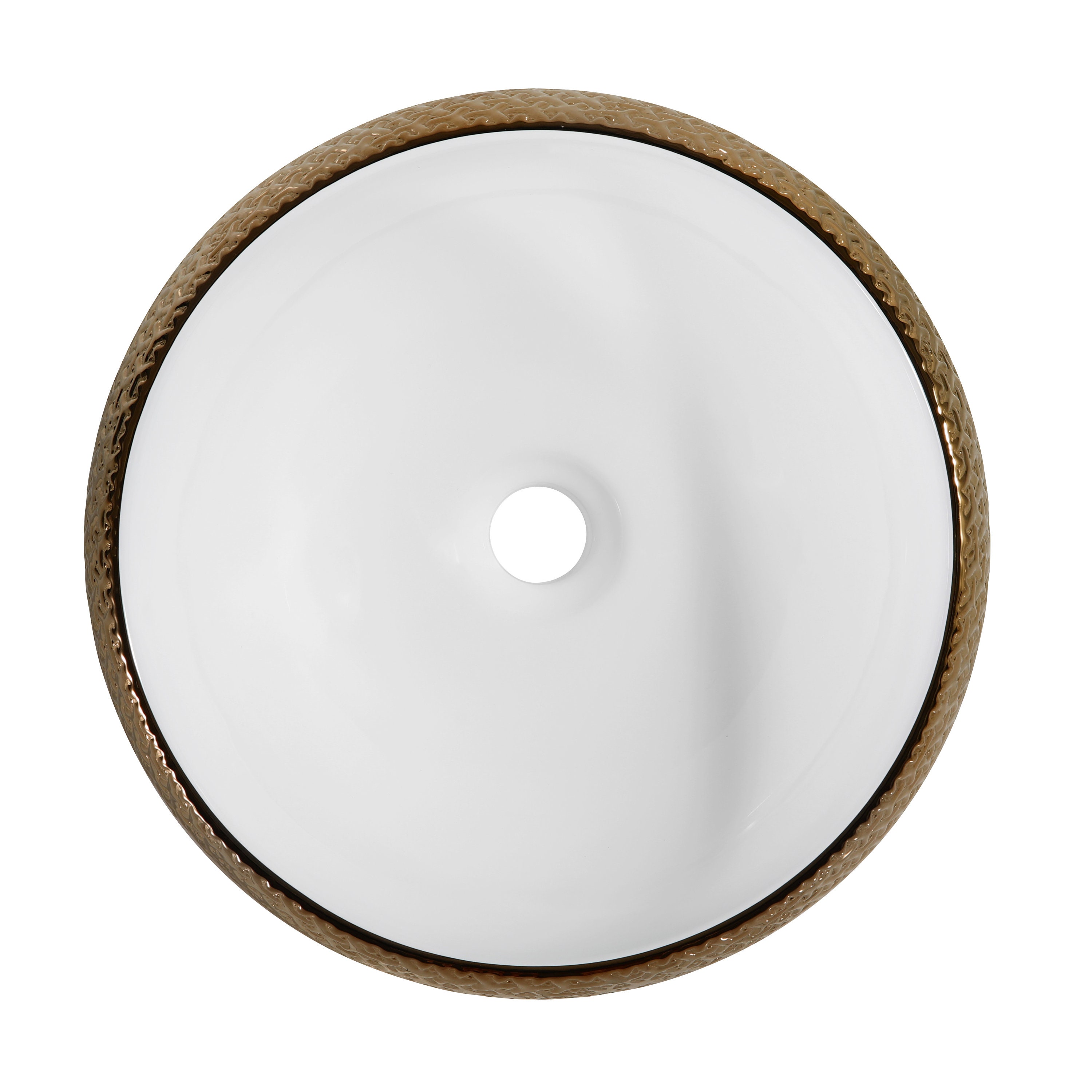 Gold and White Bathroom Vessel Sink Golden Countertop Etsy