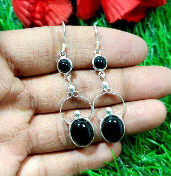 Orecchn n argento con once e petre dure. | Orecchn, Orecchn n