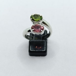 Natural Tourmaline Ring, Gemstone Ring, Sterling Silver Ring, Tourmaline Jewelry, Designer Ring, Handmade Ring, Gift For Her, Promise Ring