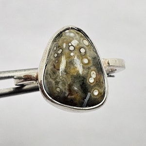 Ocean Jasper Ring, Gemstone Ring,925 Sterling Silver, Jasper Ring, Handmade Silver Ring, Gift For Her, Wedding Gift Ring, Jasper Silver Ring