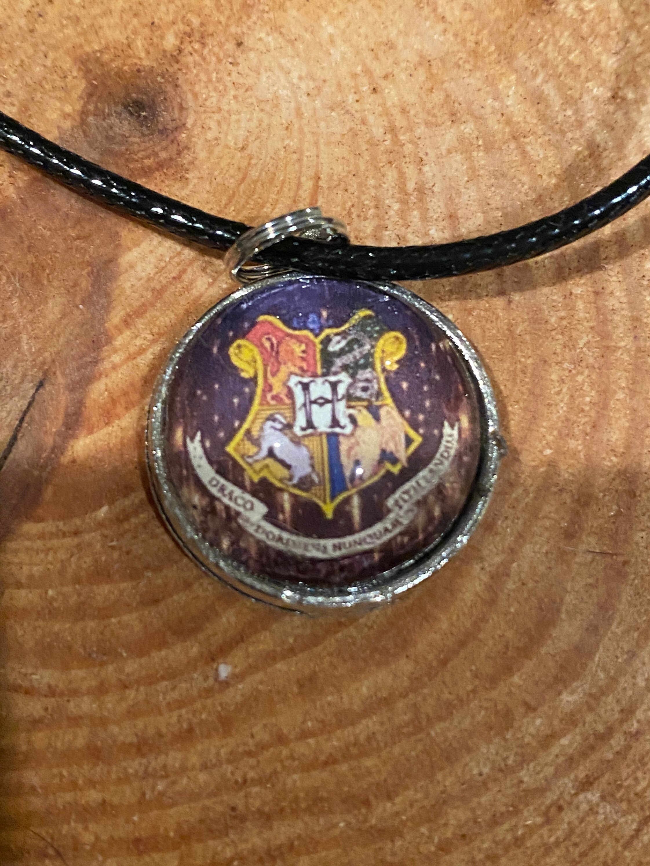 Harry Potter Hogwarts Houses Necklace Etsy