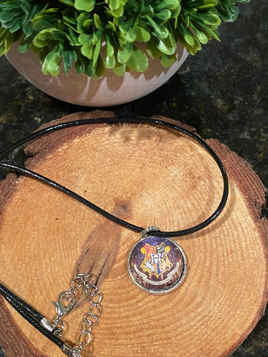 Harry Potter Hogwarts Houses Necklace Etsy